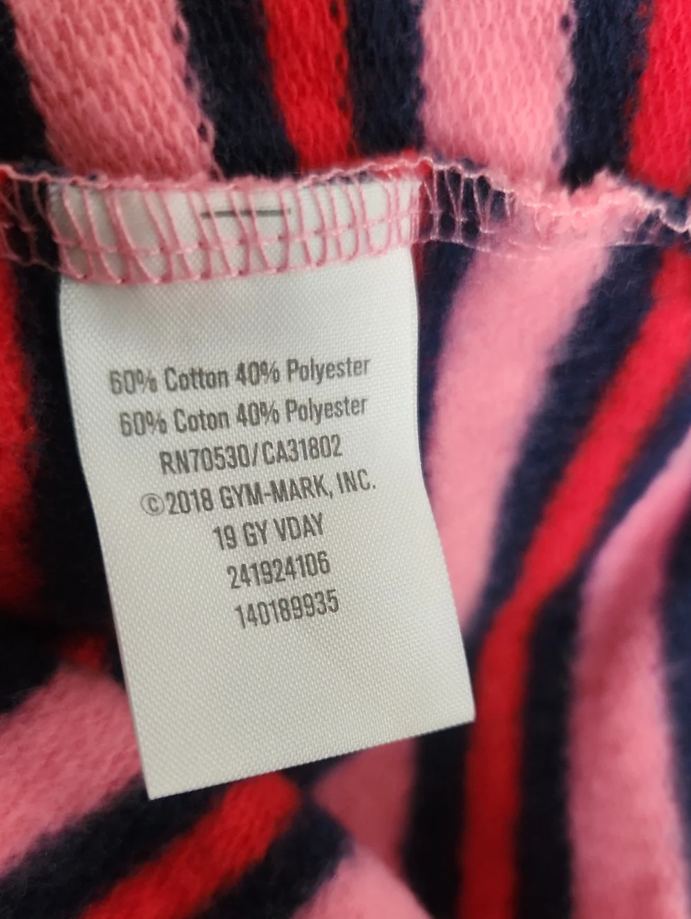 Gymboree Pink Red Stripe Dress Large 10 12